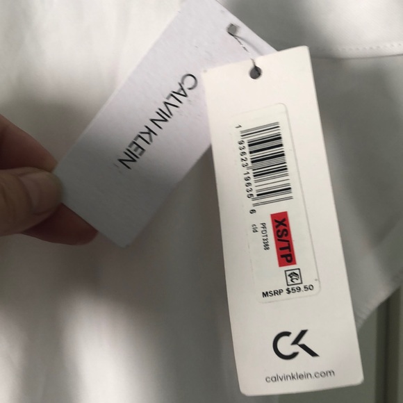 white blouse by calvin klein - Picture 3 of 5